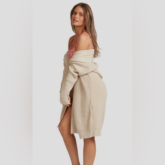 NWOT - Billabong Sundown Longline Knit Cardigan - Size Large - Picture 5 of 11